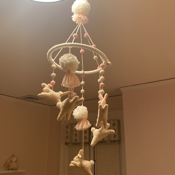 Mud Pie Bunny Crib Mobile - Picture 3 of 6